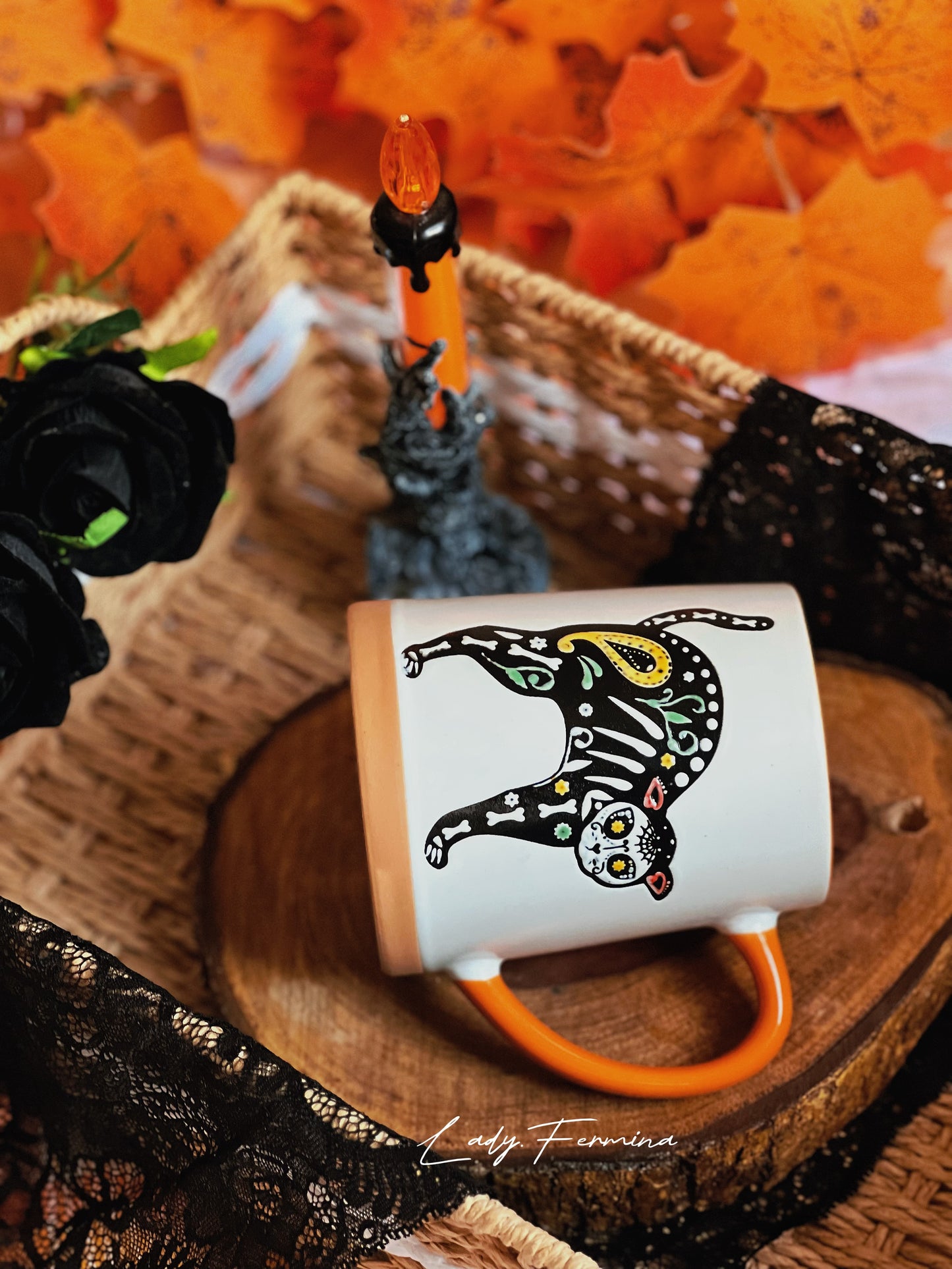 Dia De Las Muertos Cat