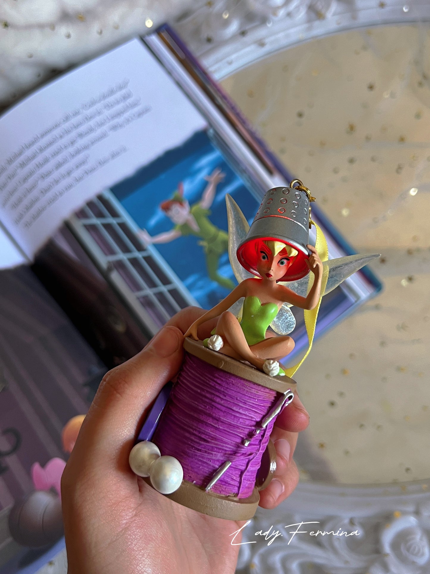 Tinker Bell Light-Up Sketchbook Ornament