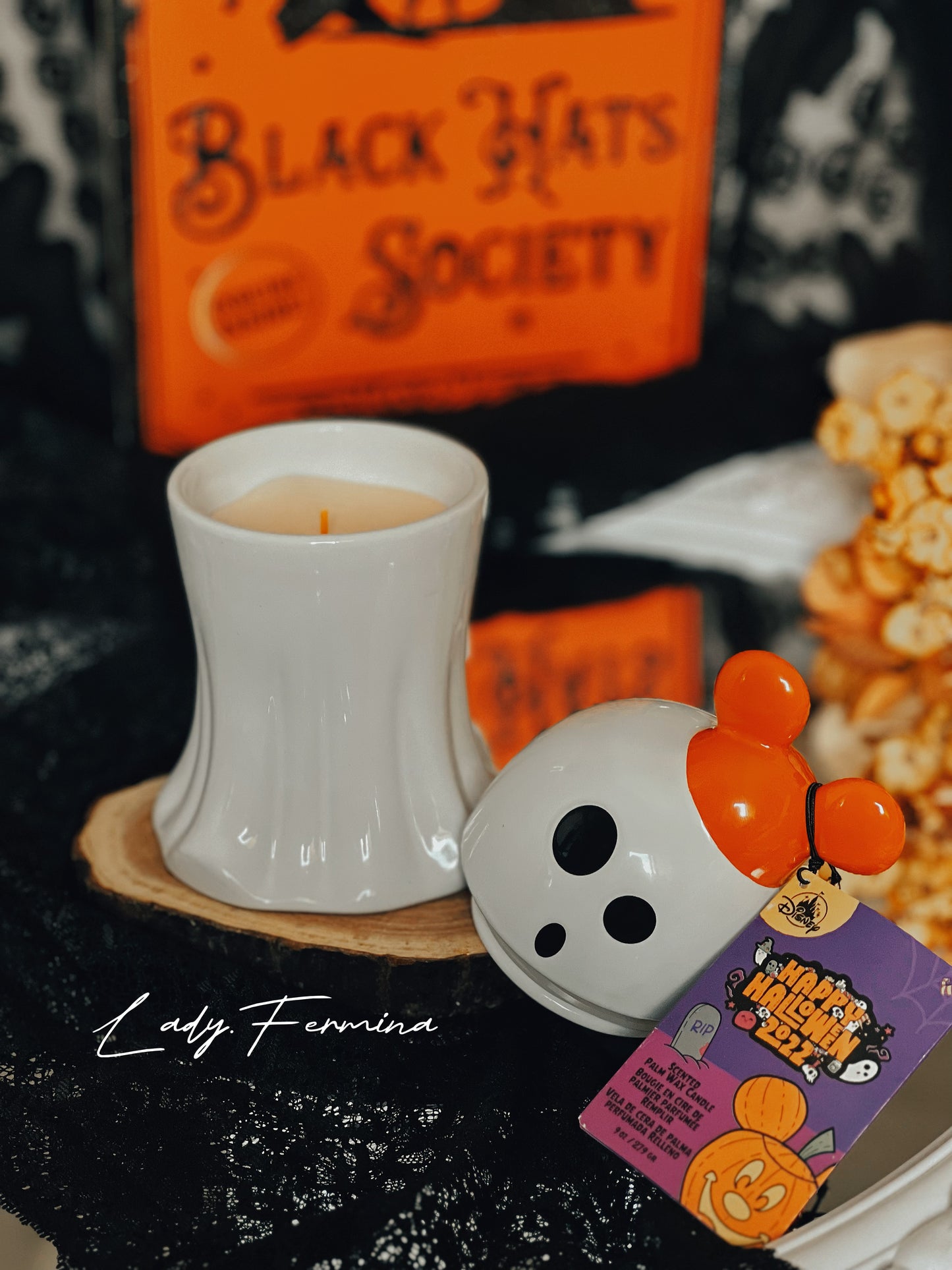 Disney Ghost Halloween Candle (original)
