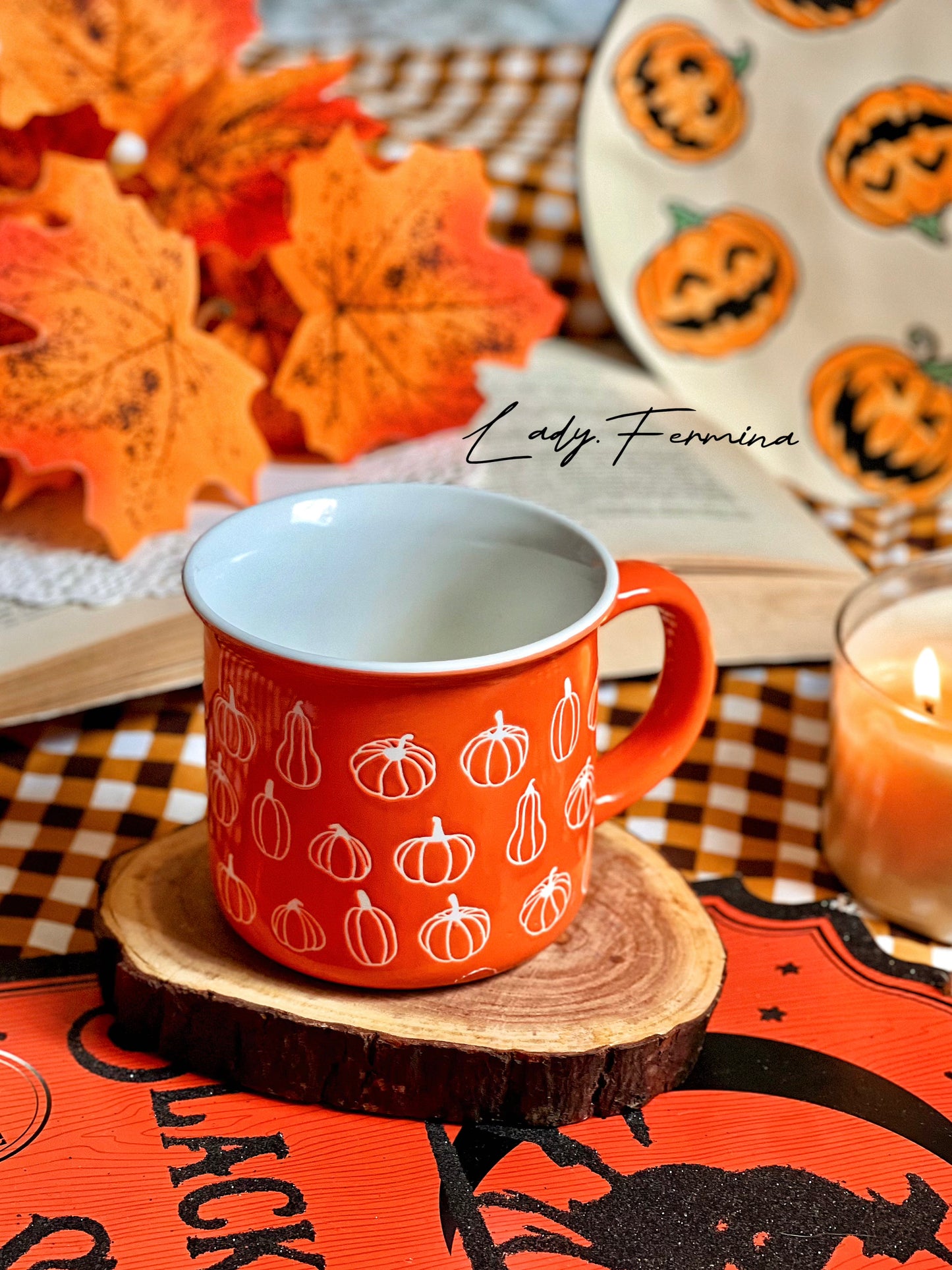 ORANGE PUMPKIN MUG