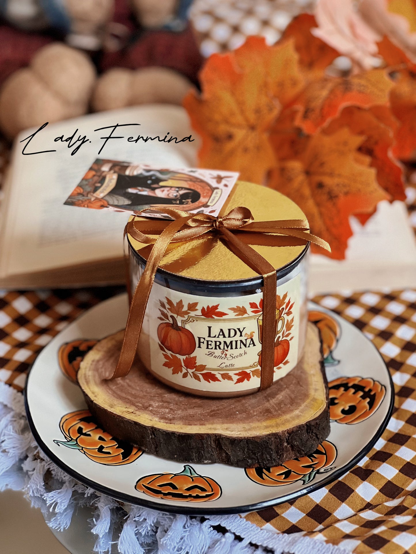 BUTTERSCOCH   LATTE  CANDLE