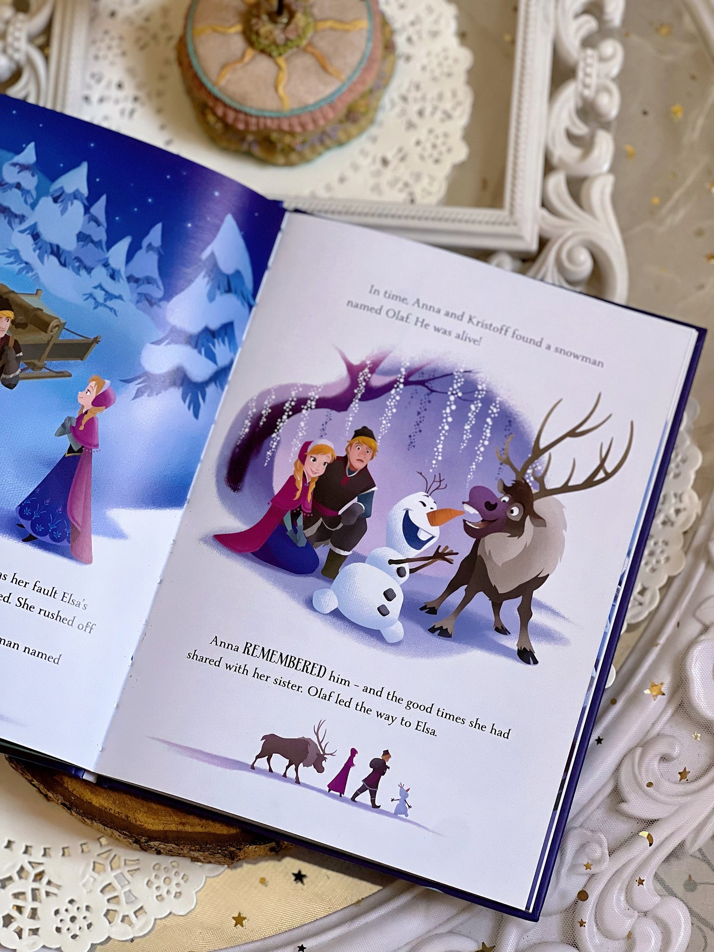 Frozen Golden Tales Book