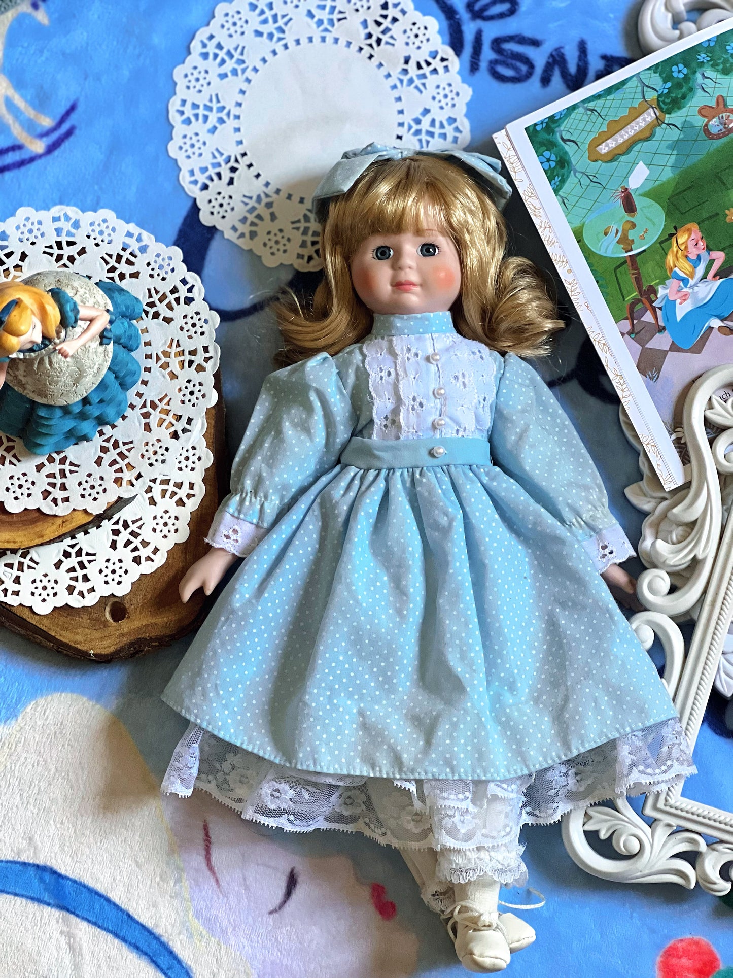 Alice In Wonderland Porcelain Doll