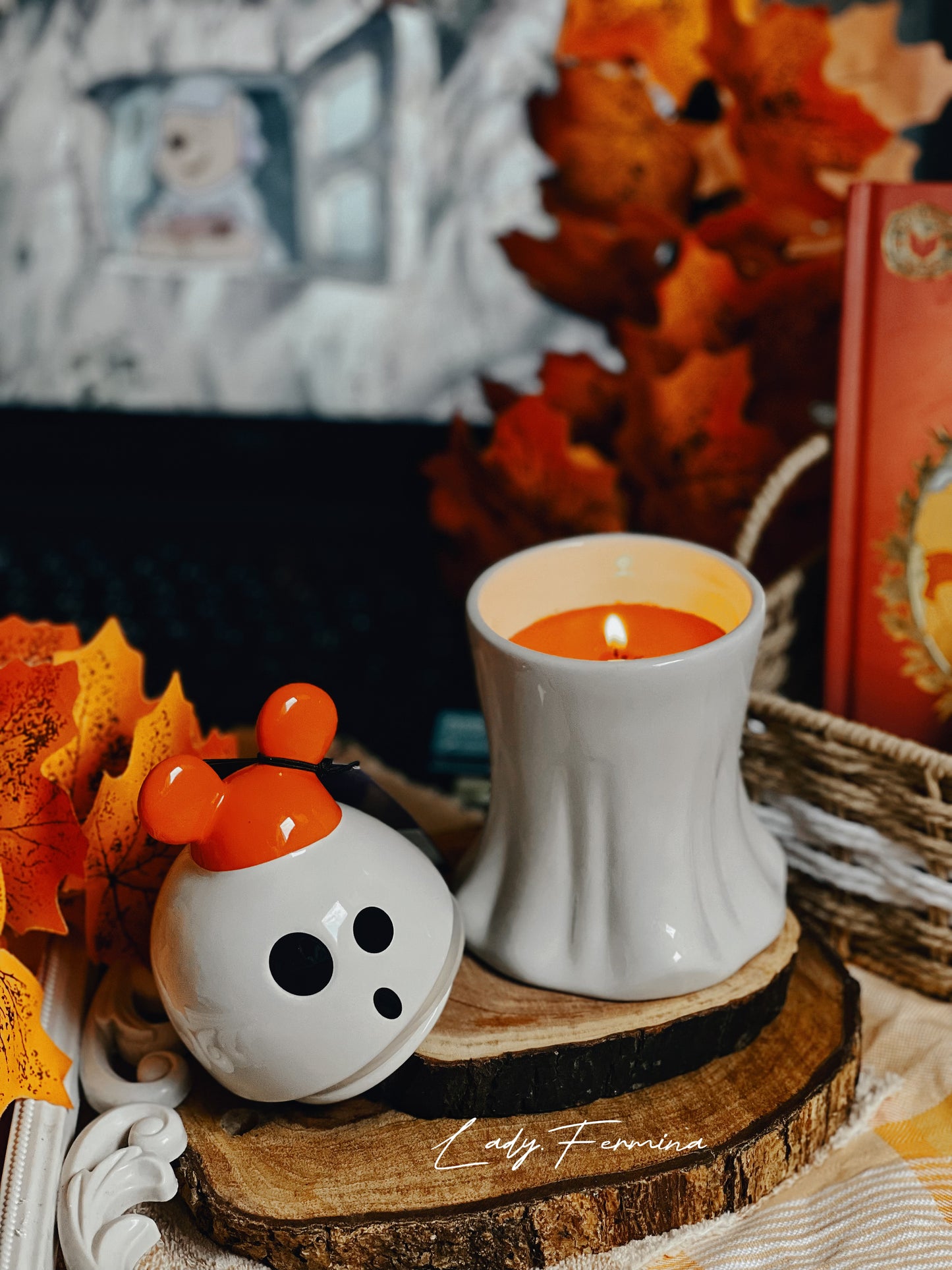 Disney Ghost Halloween Candle (original)
