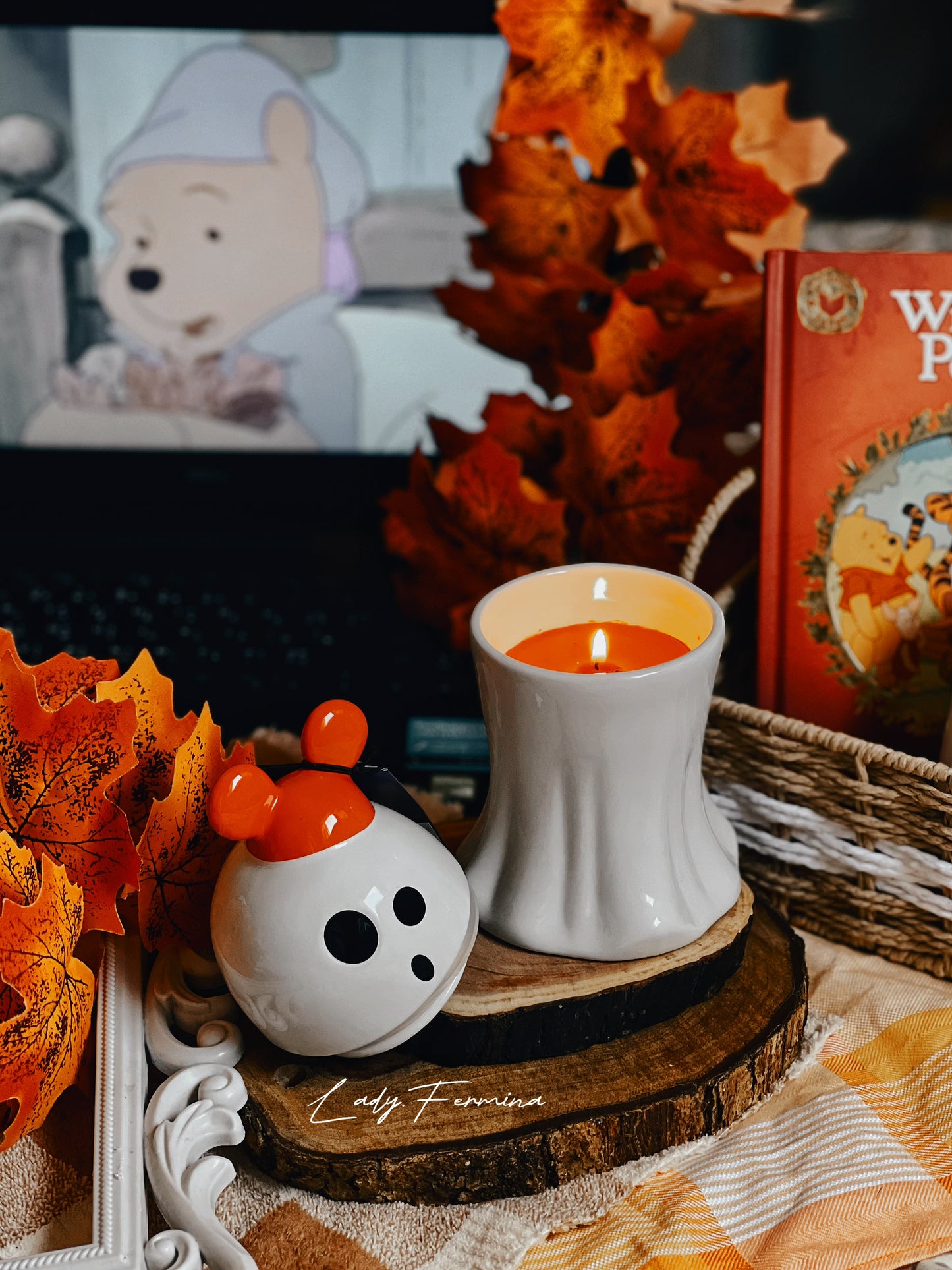 Disney Ghost Halloween Candle (original)