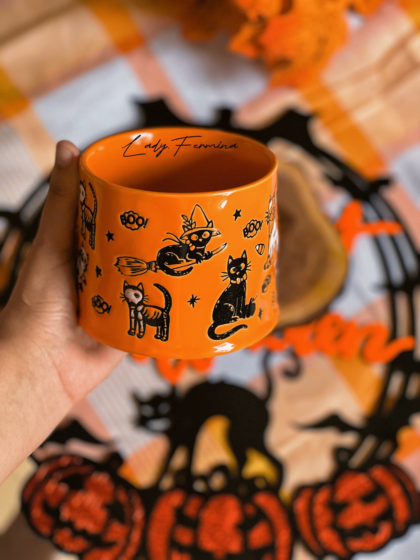 W&B CATS MUGS