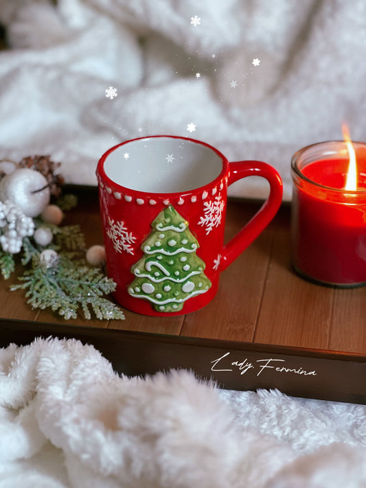 FESTIVE TREE MUGS