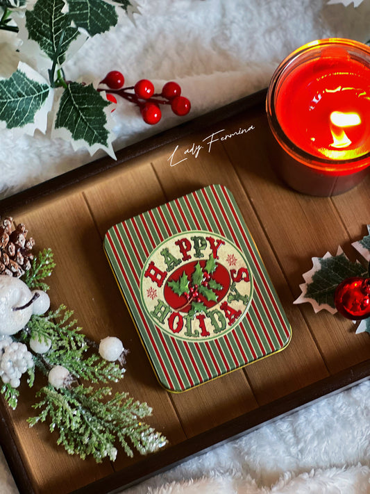 Christmas tin cans