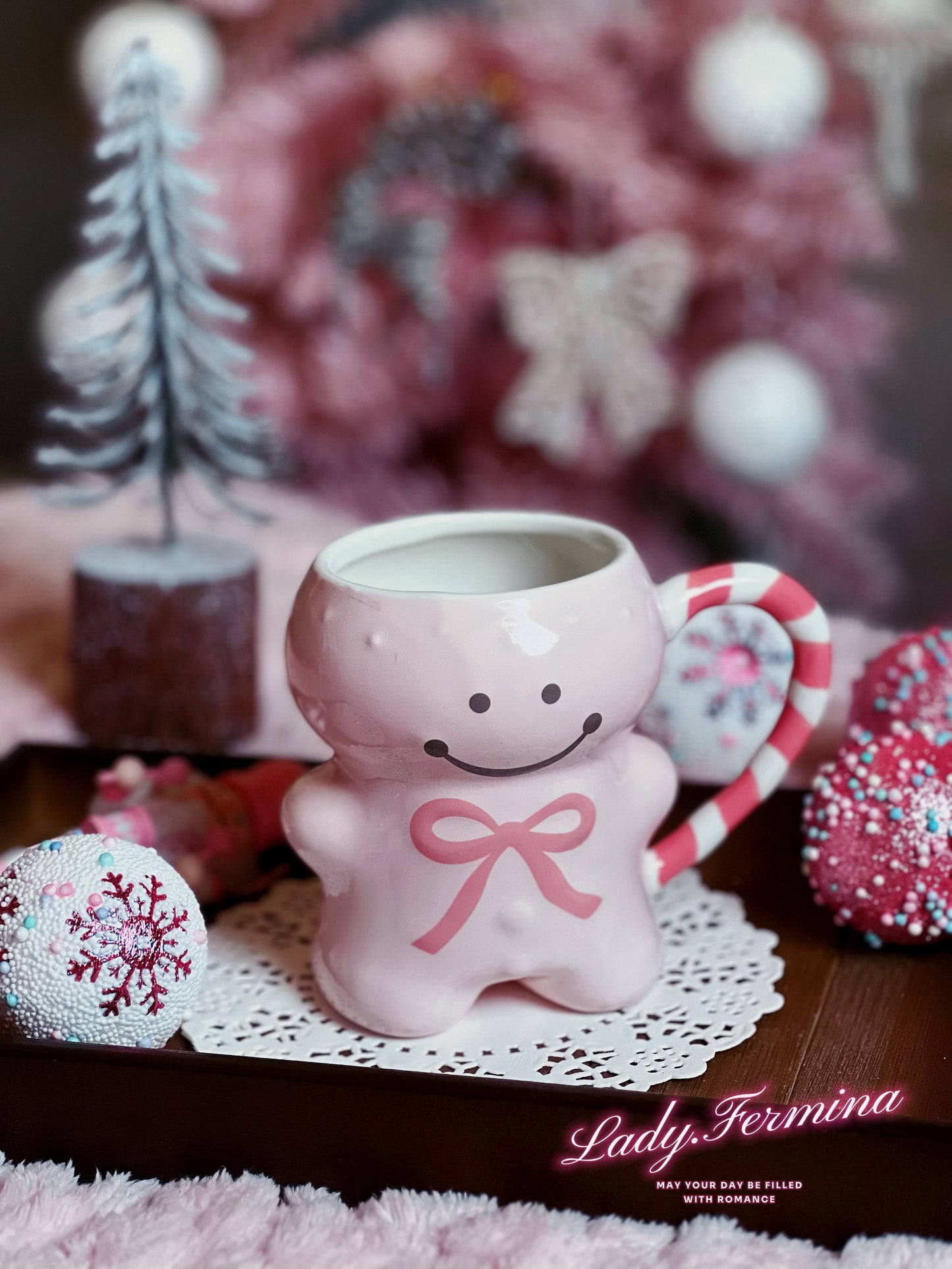 Pinky Gingerbread Mug