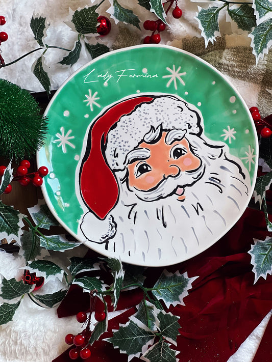SANTA PLATE (large)