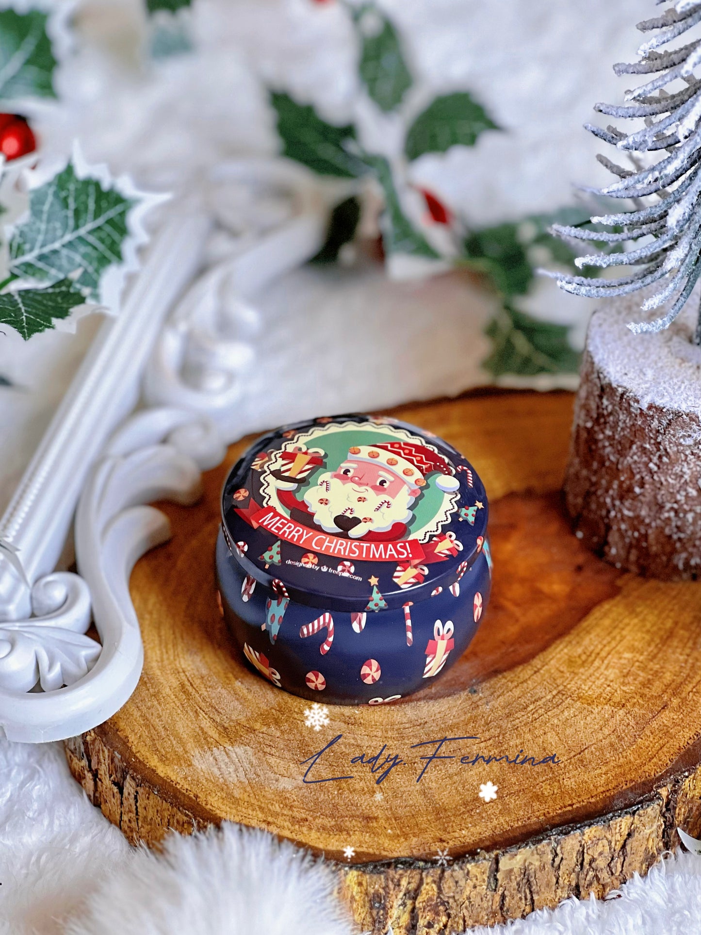 CHRISTMAS TIN LIGHTS (Mini candles)