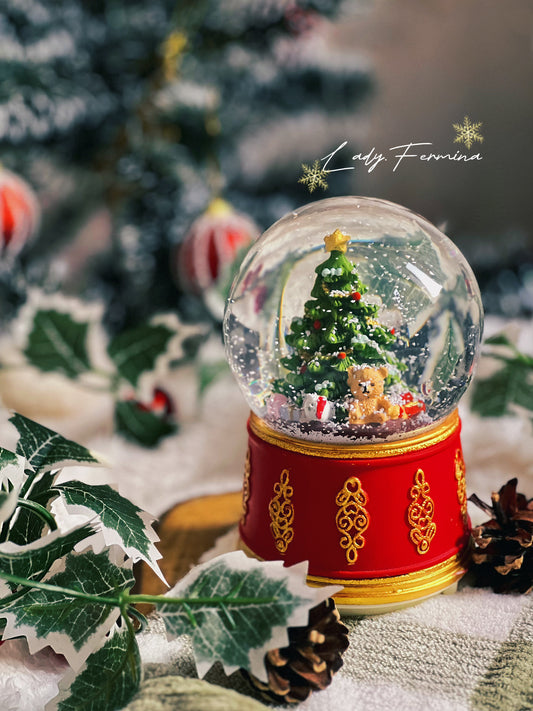 GOLDEN NOEL SNOW GLOBE