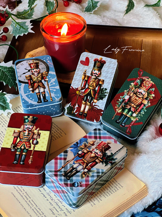 NUTCRACKERS TIN CANS