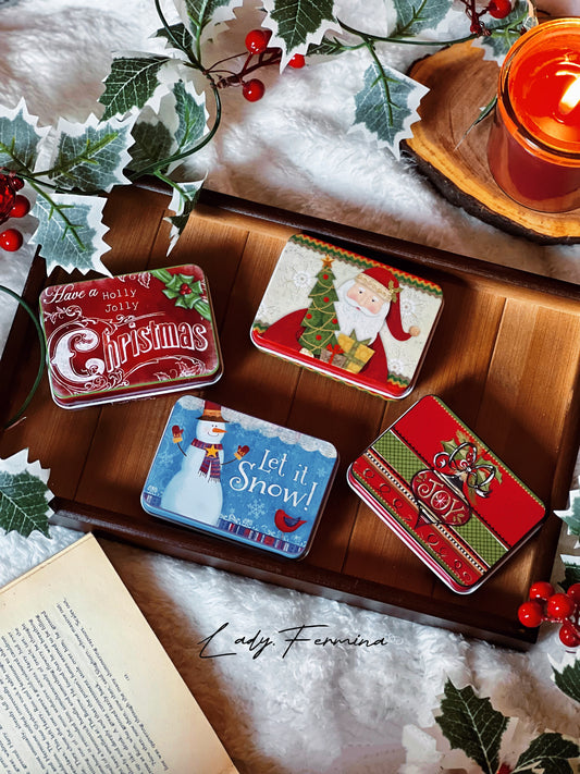 CHRISTMAS TIN CANS 2