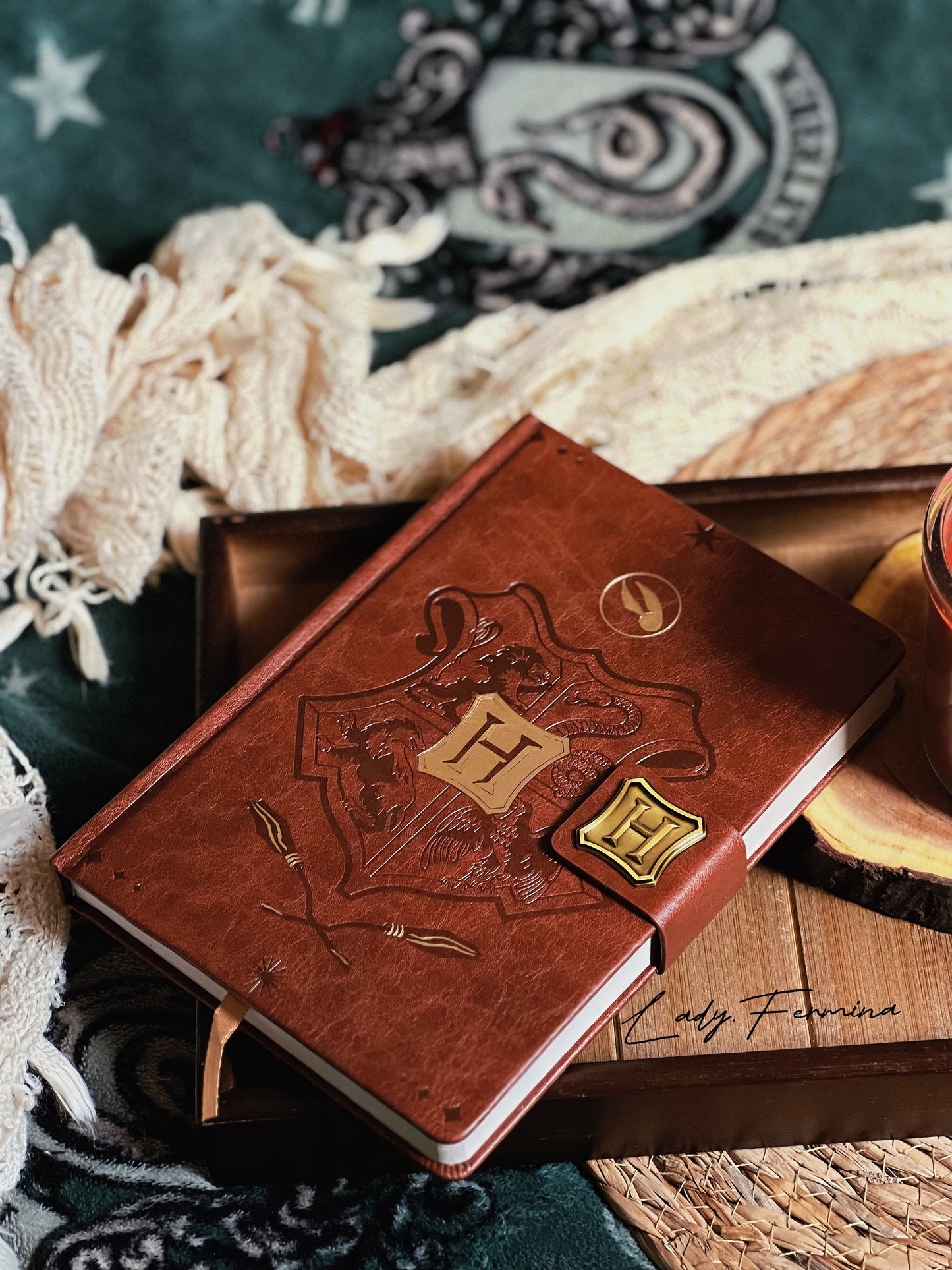 Hogwarts Leather Spellbook