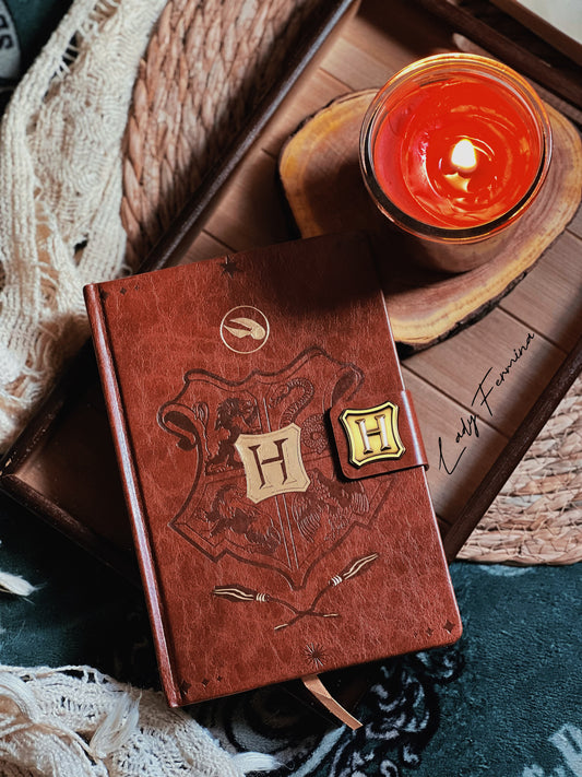 Hogwarts Leather Spellbook