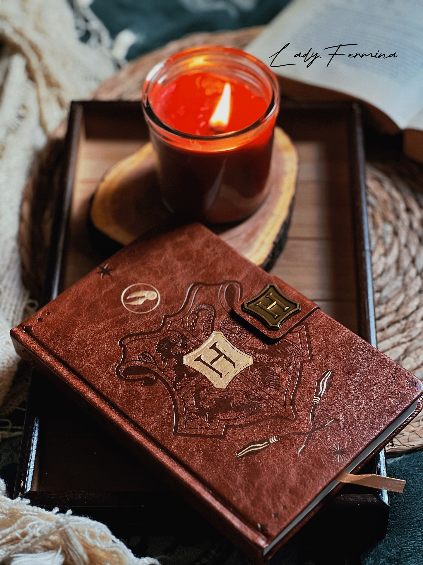Hogwarts Leather Spellbook
