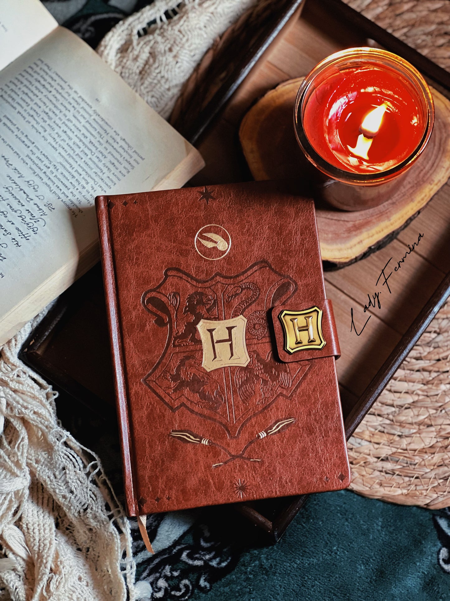 Hogwarts Leather Spellbook