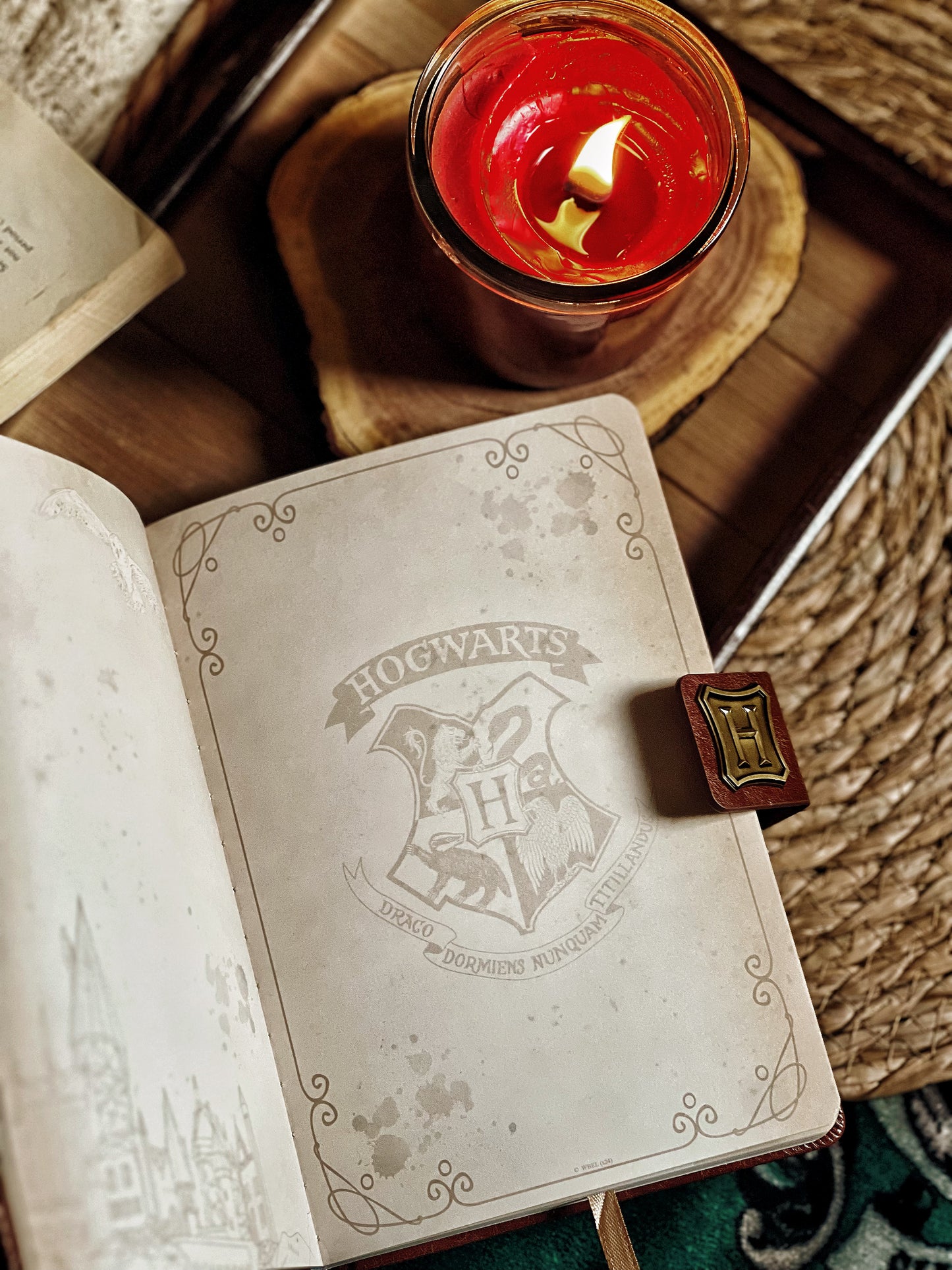 Hogwarts Leather Spellbook
