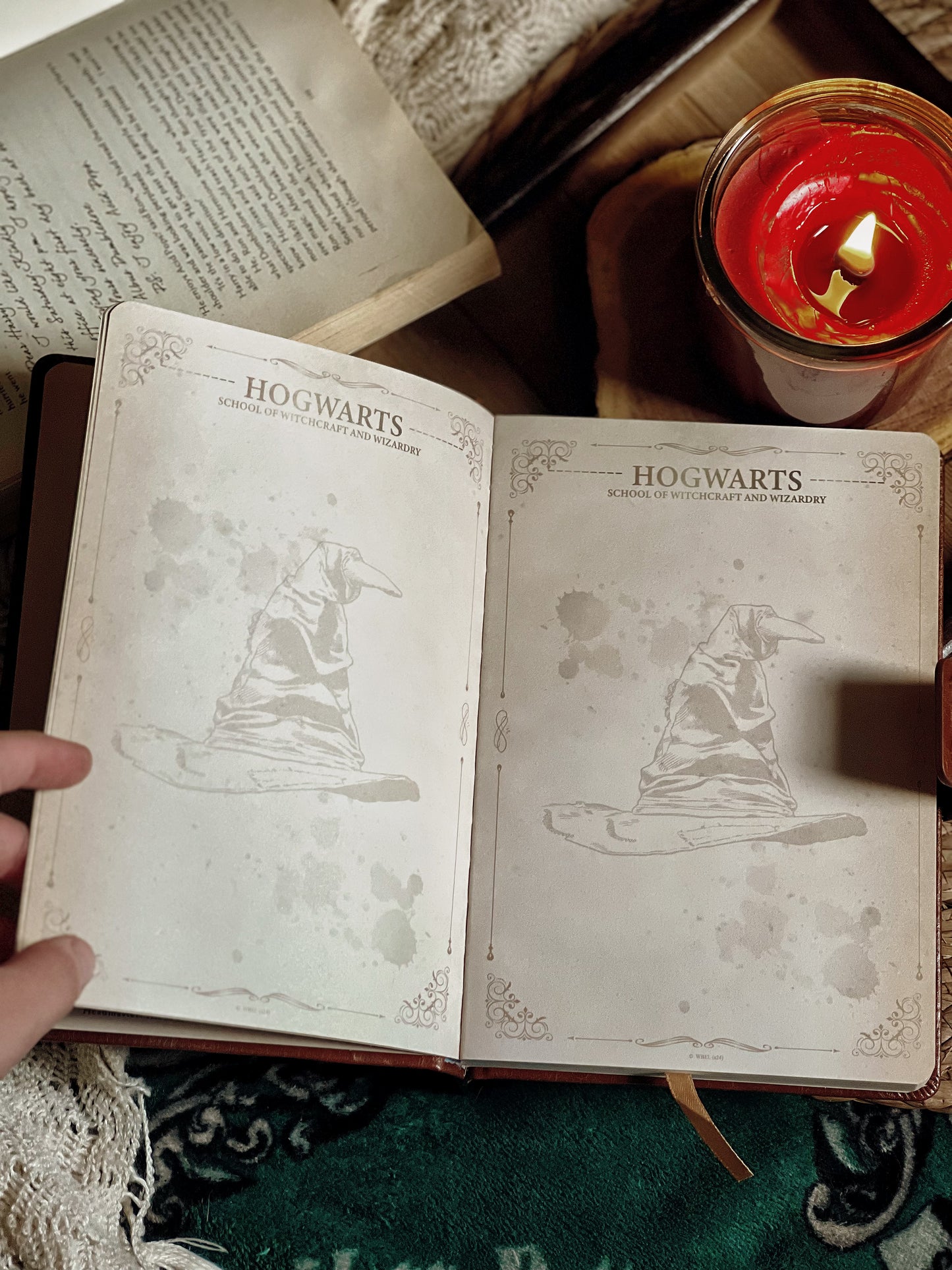 Hogwarts Leather Spellbook