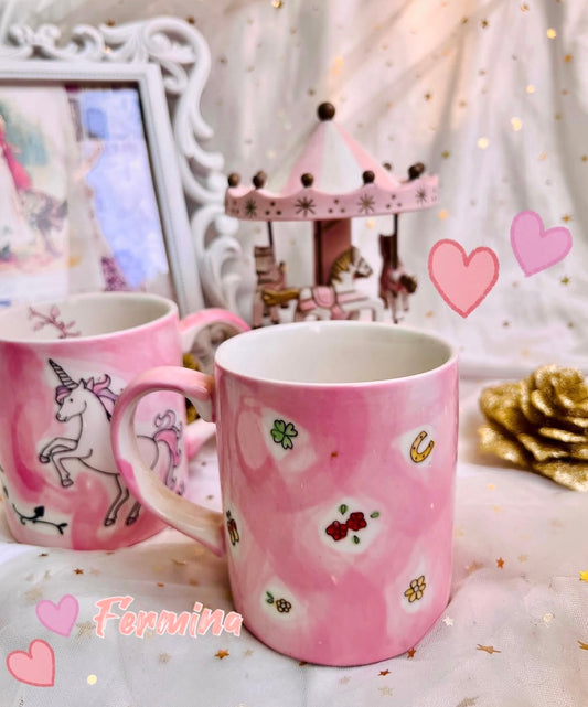 Hand Painted Fairytales Mug ( horse )