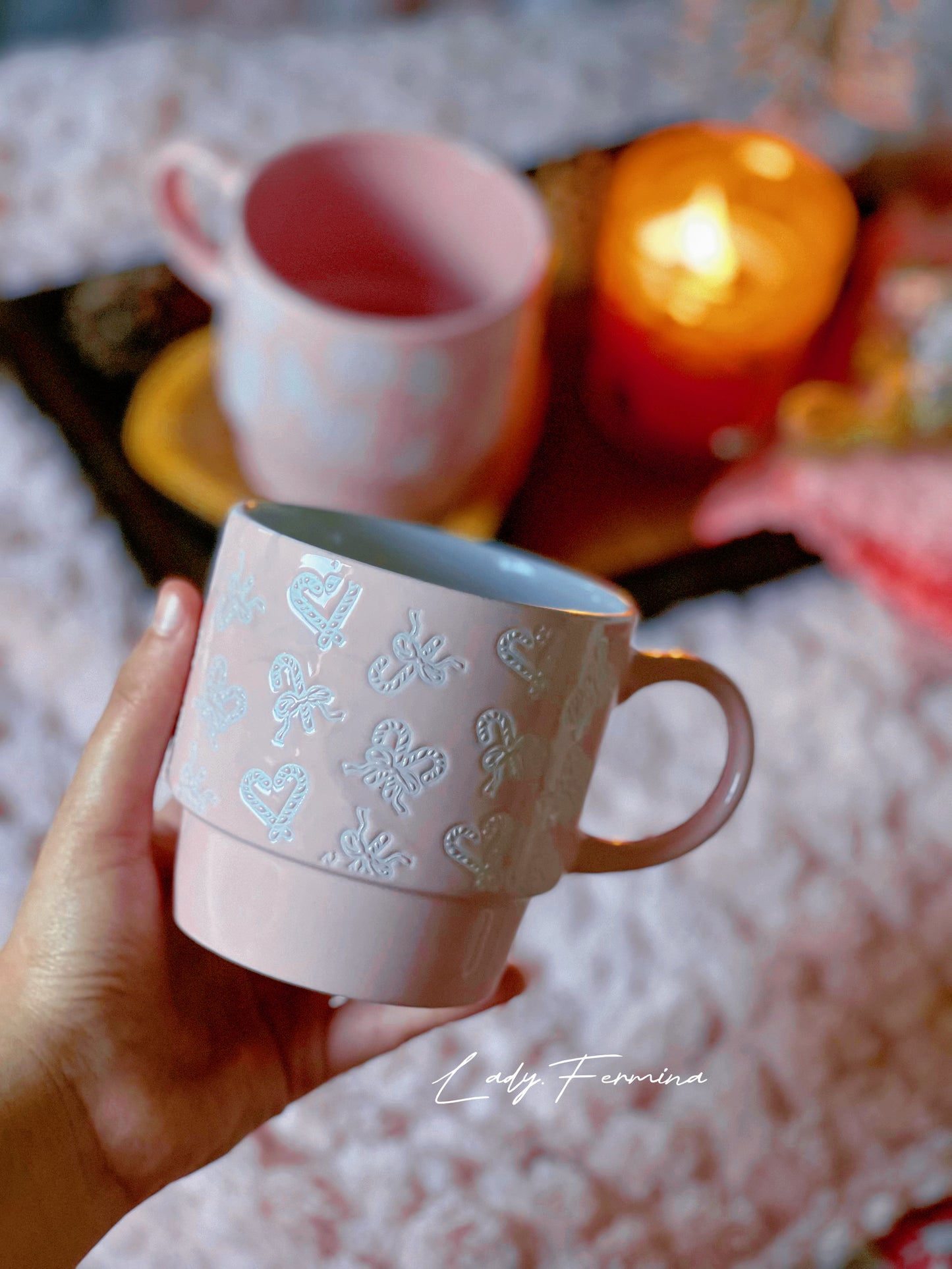 Blush Gingerbread Duo