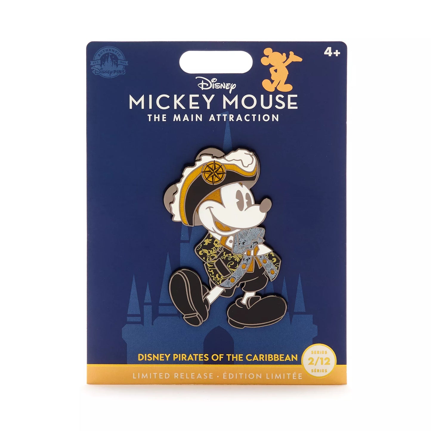 DISNEY PIRATES OF THE CARIBBEAN MICKEY MOUSE ( PIN )