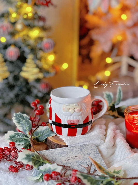 STRIPED SANTA MUG