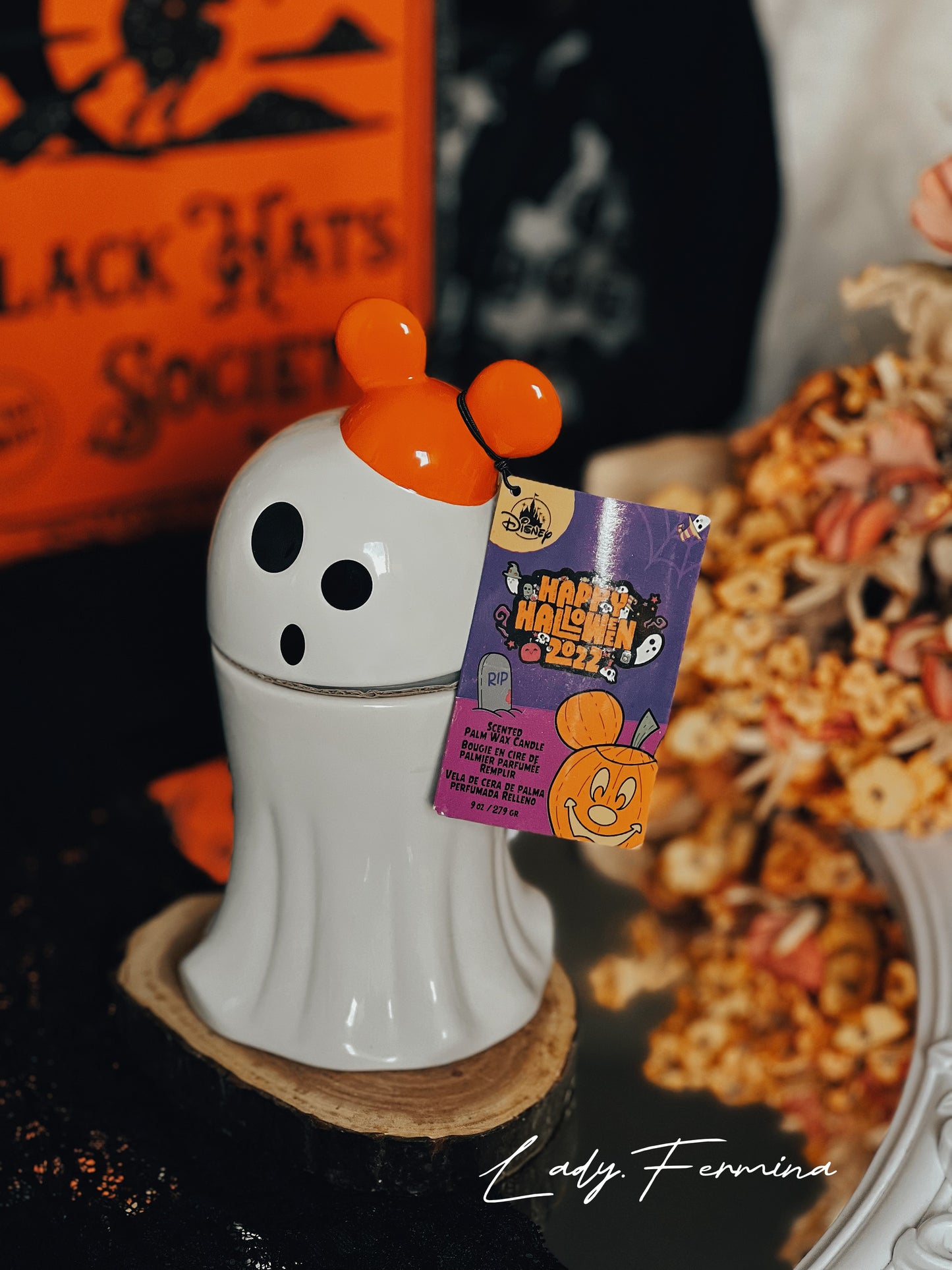 Disney Ghost Halloween Candle (original)