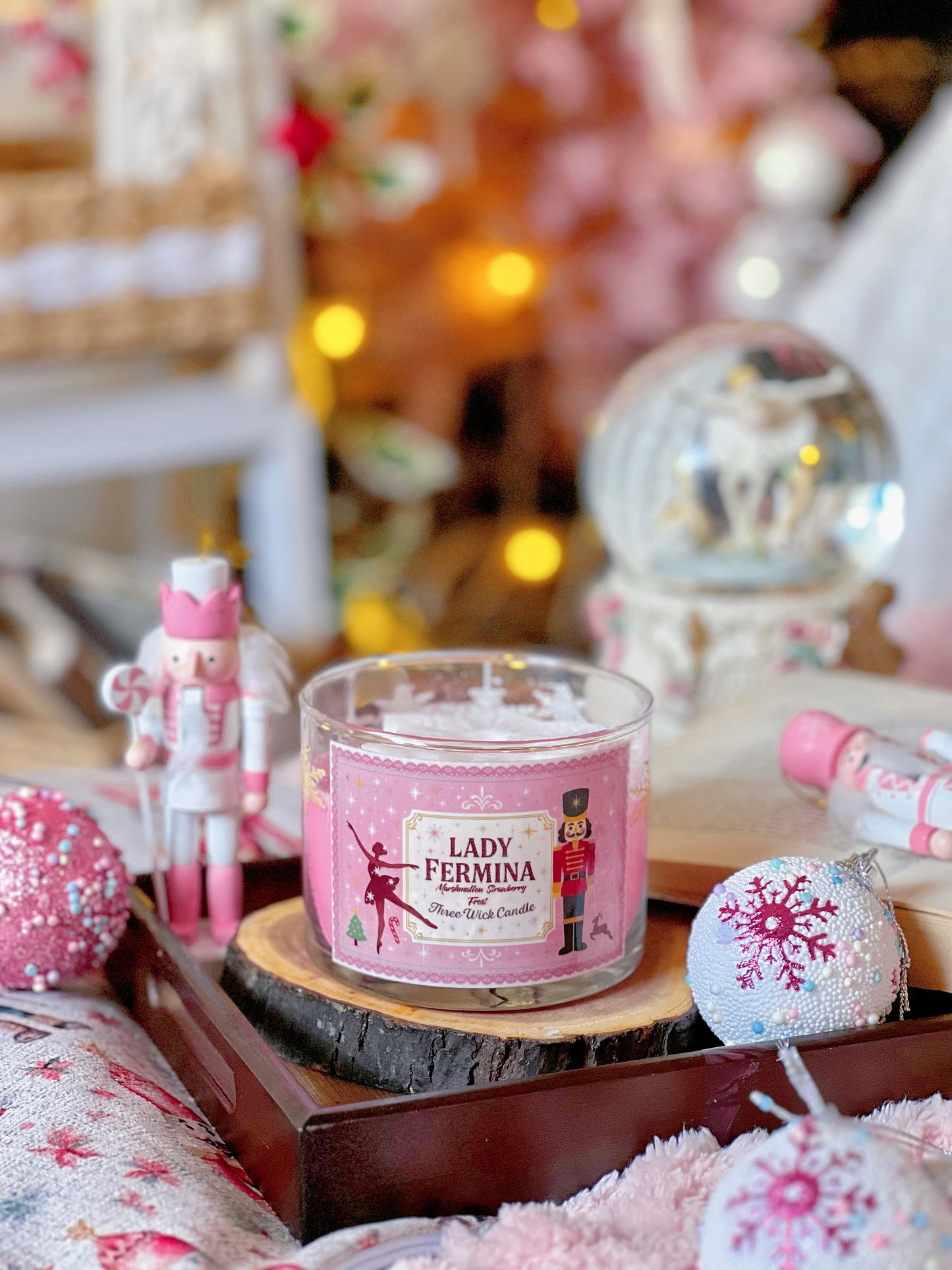 Marshmallow Strawberry CANDLE
