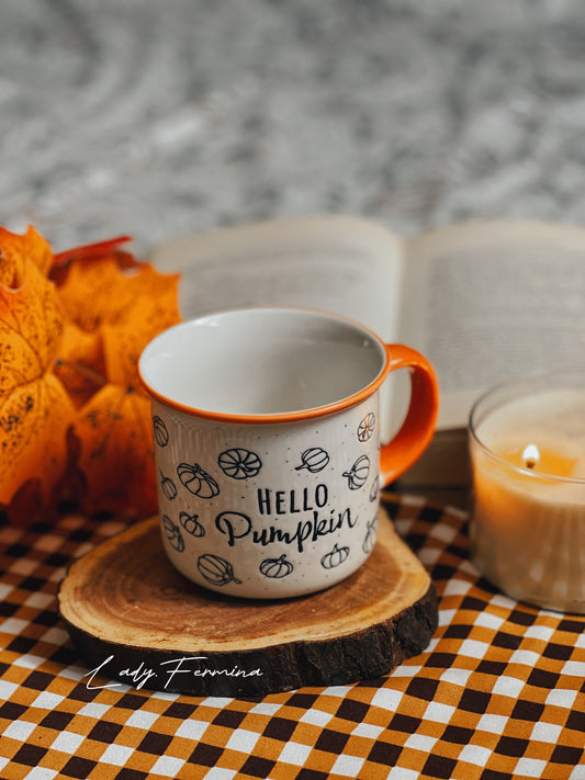 HELLO PUMPKIN MUG AUTUMN