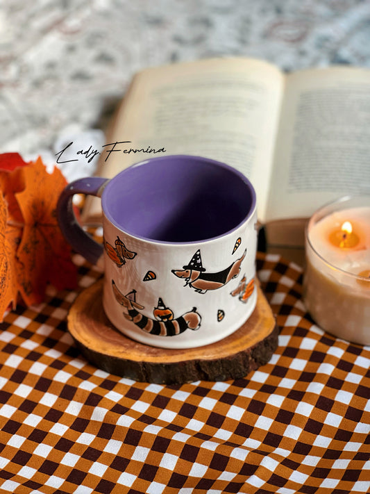 WITCHY DOG MUG AUTUMN