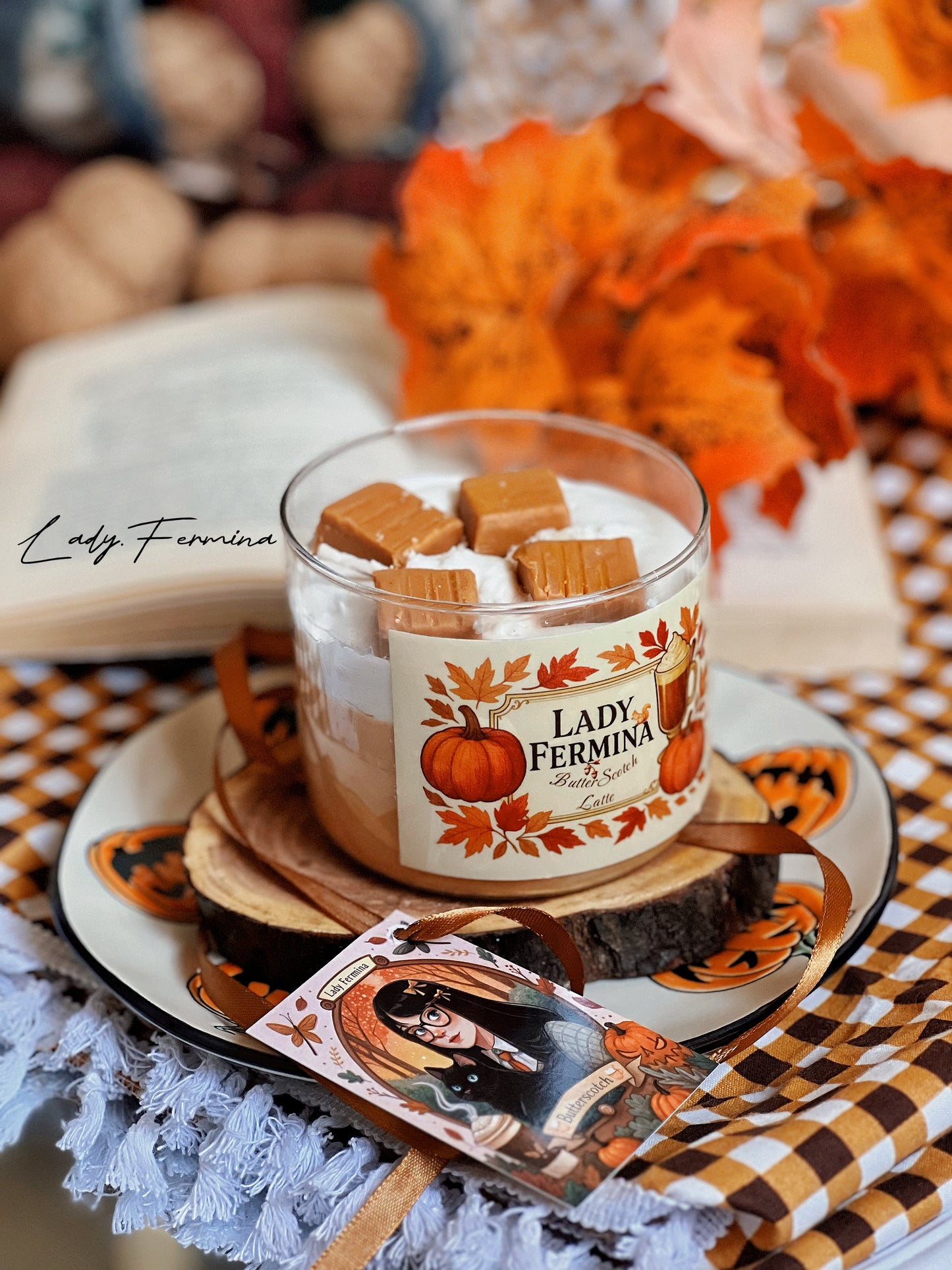 BUTTERSCOCH   LATTE  CANDLE