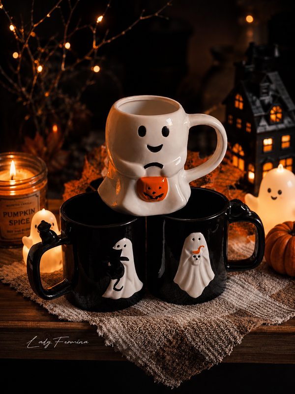 White Ghosts Mugs