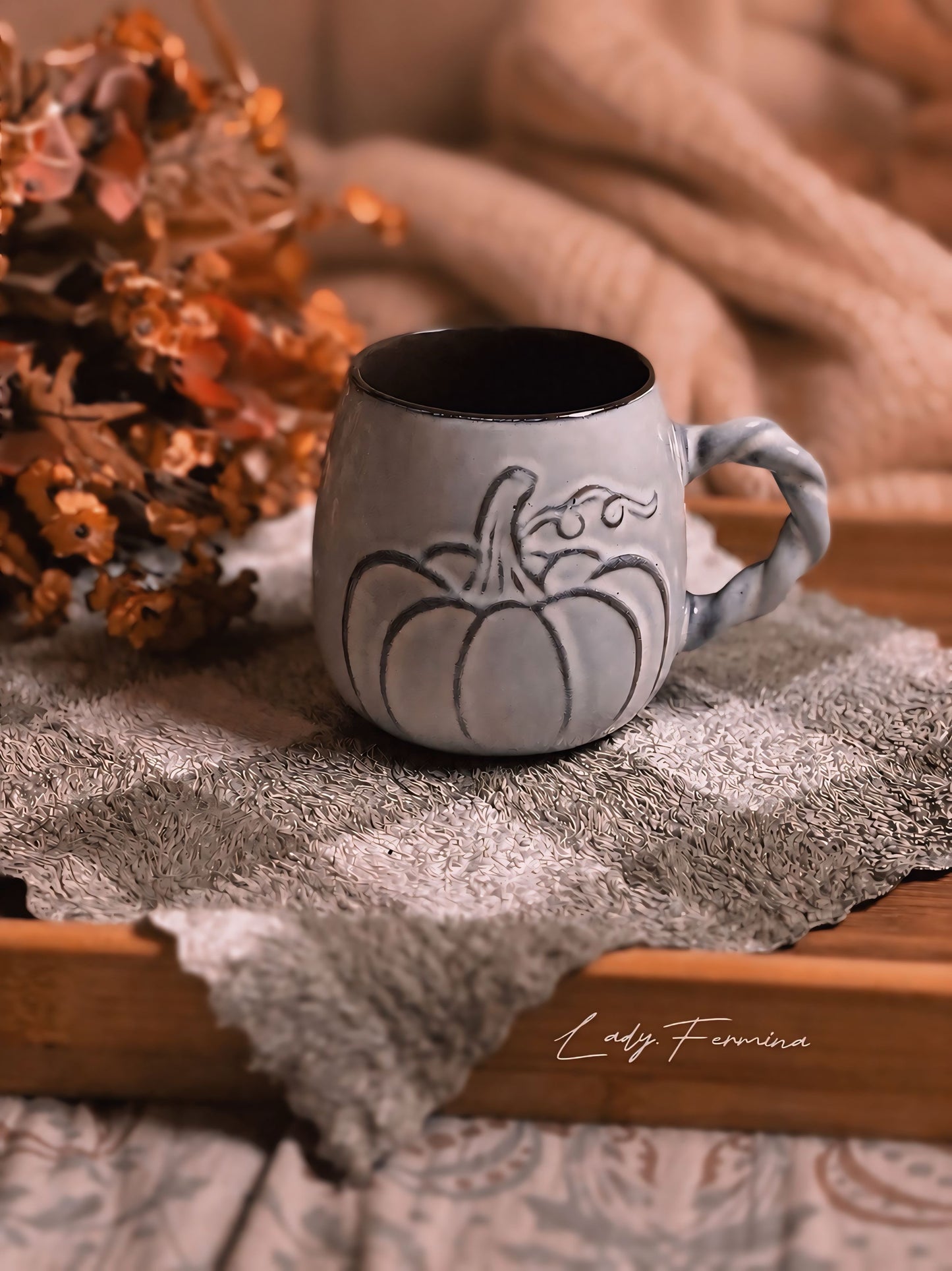Vintage Pumpkin Mug