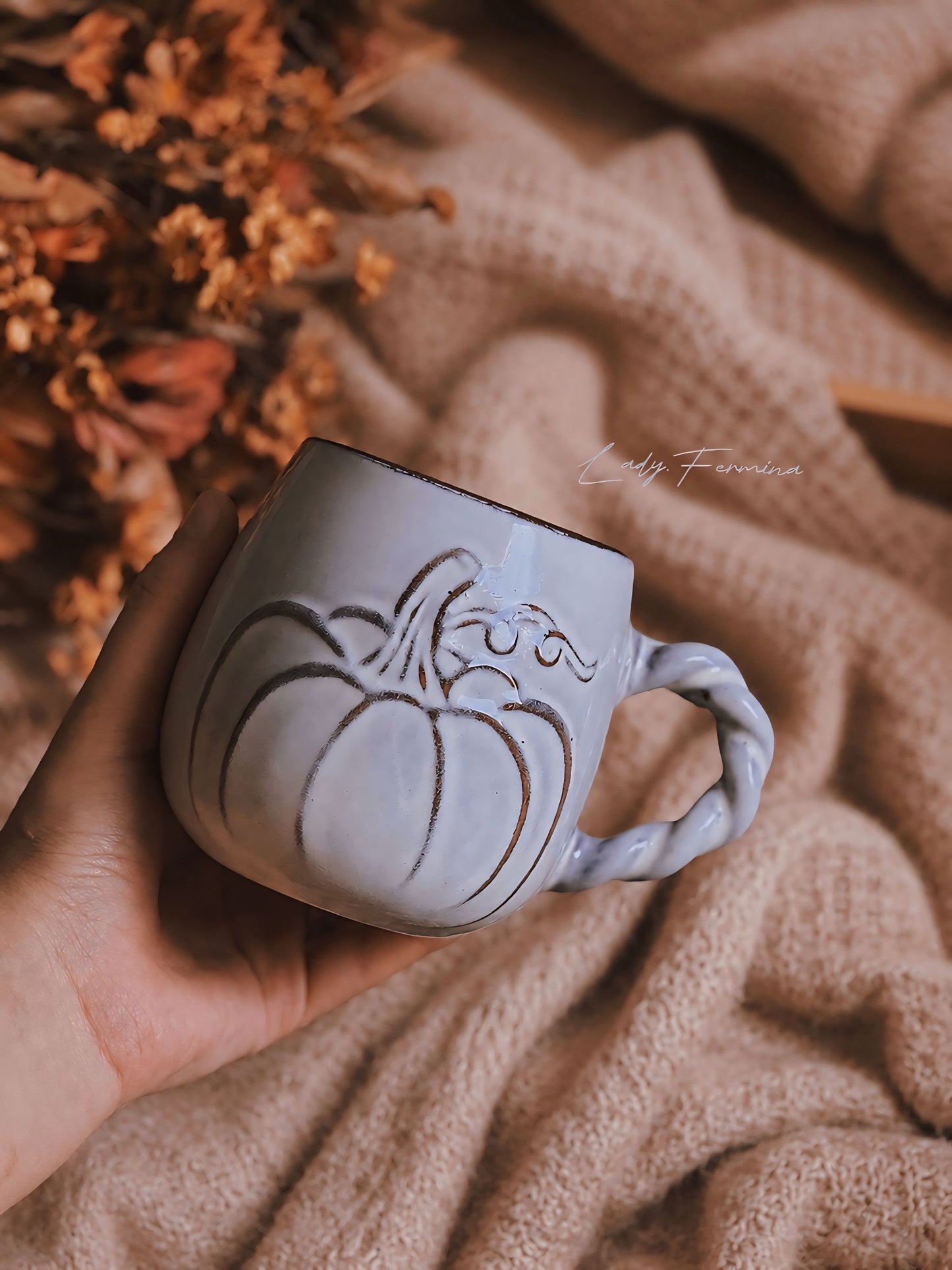 Vintage Pumpkin Mug
