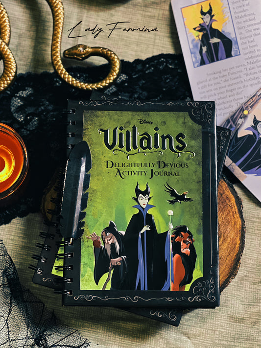 DISNEY VILLAINS ACTIVITY JOURNAL