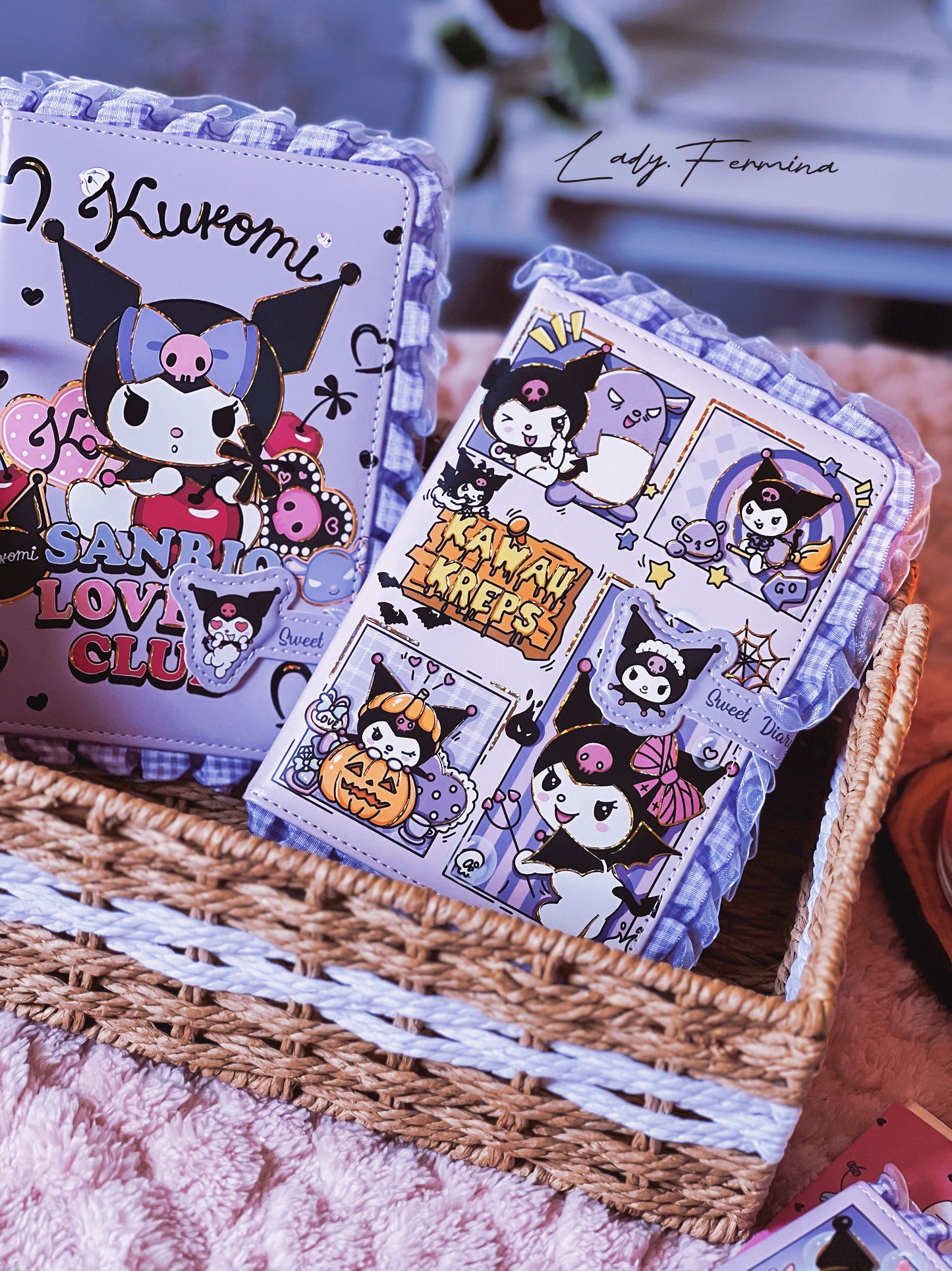 Kuromi Kawaii Mood Notebook
