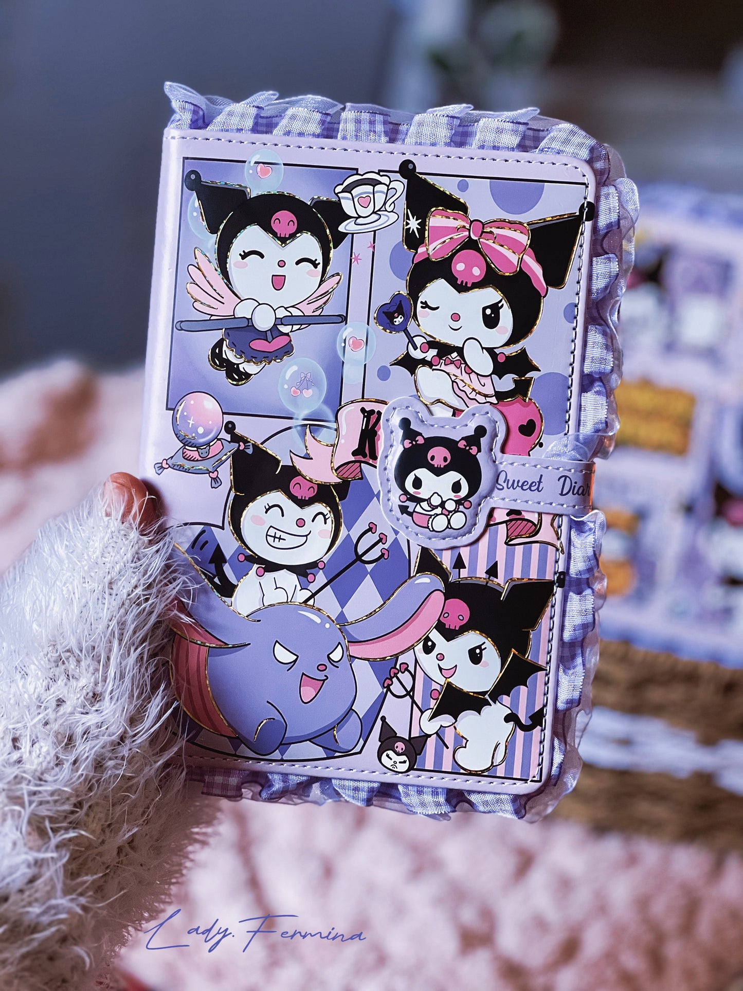 Kuromi Kawaii Mood Notebook