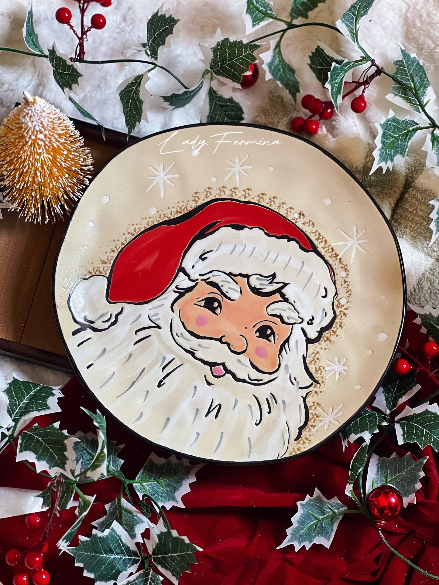 SANTA PLATE (large)