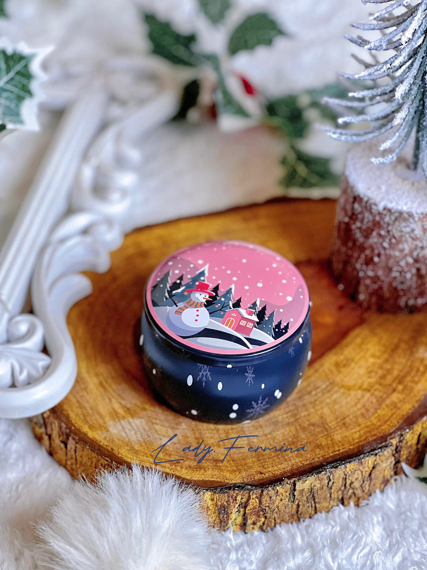 CHRISTMAS TIN LIGHTS (Mini candles)