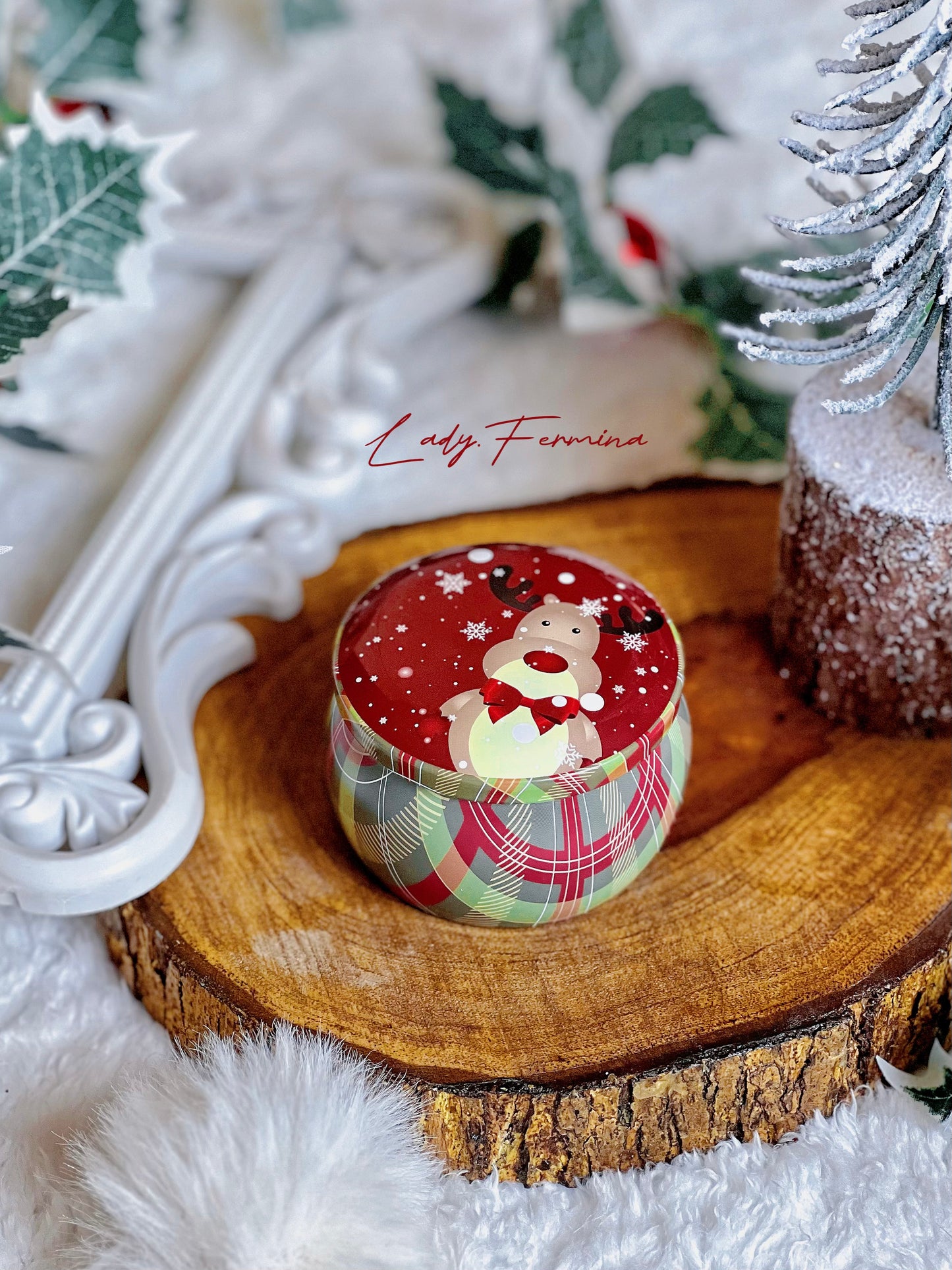 CHRISTMAS TIN LIGHTS (Mini candles)