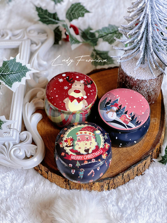 CHRISTMAS TIN LIGHTS (Mini candles)
