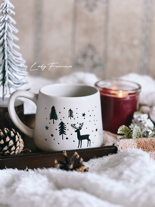 WINTER DEER MUG