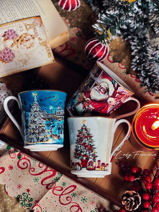 Classic Christmas Mug Trio